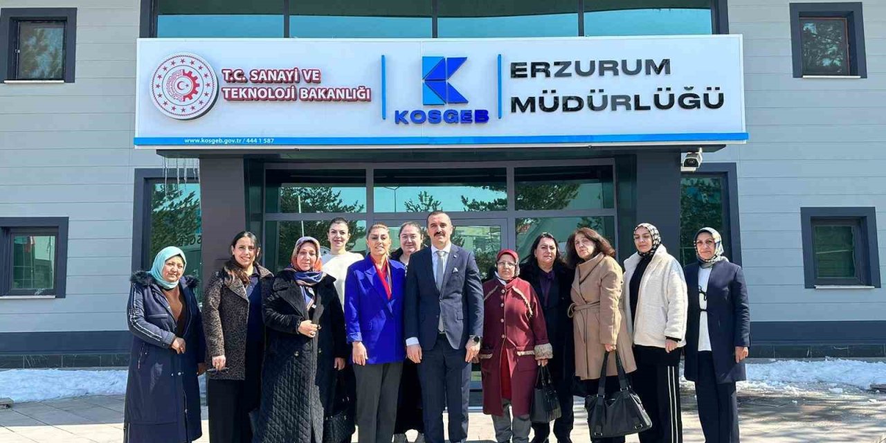 TOBB Erzurum kadın girişimciler kurulu icra toplantısı KOSGEB’te yapıldı