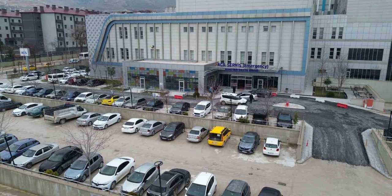 Battalgazi Devlet Hastanesi otoparkı yenilendi