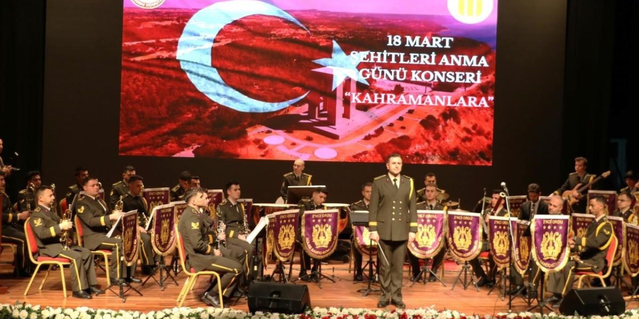 Malatya’da 18 Mart anısına konser düzenlendi