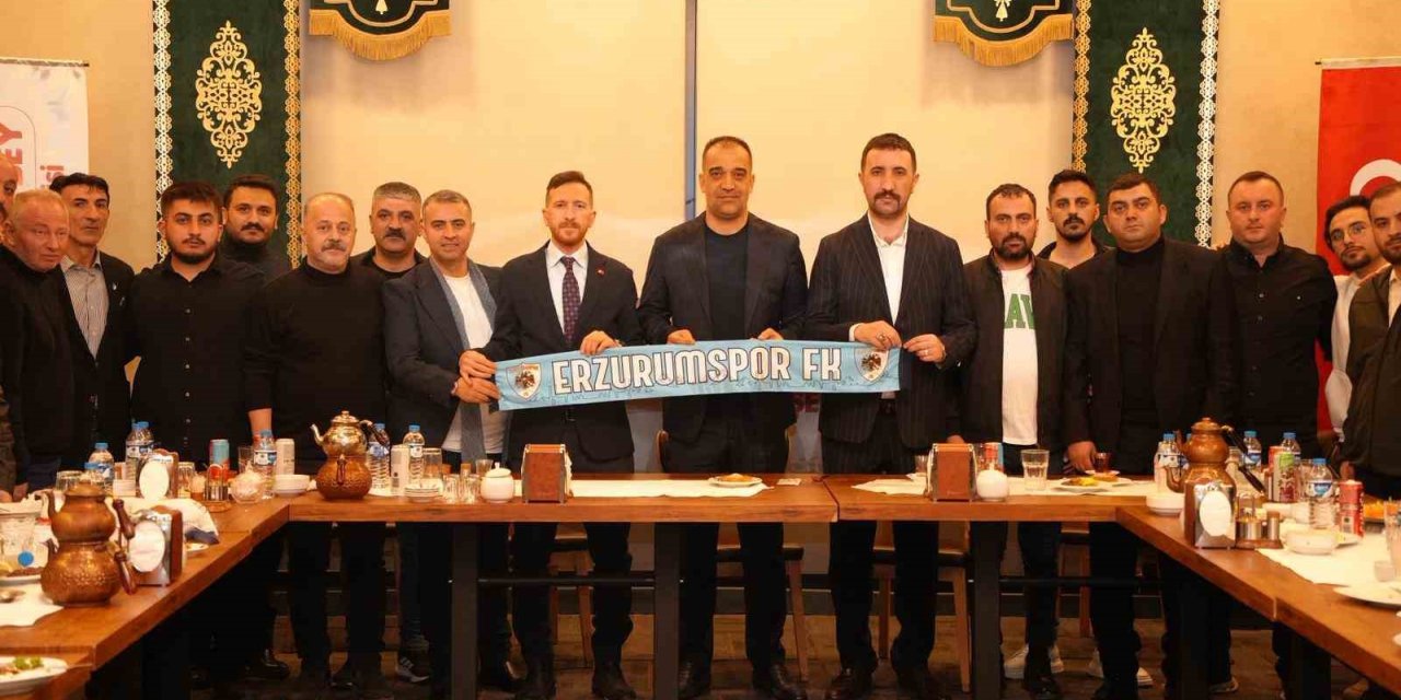 MHP’den Erzurumspor yönetimi ve taraftar gruplarına iftar programı