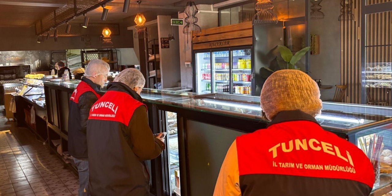 Bayram öncesi gıda alarmı: Tunceli’de denetimler sıklaştırıldı