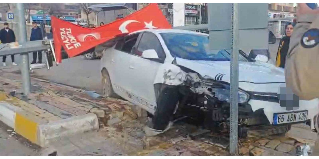 Erciş’te trafik kazası: 1 yaralı