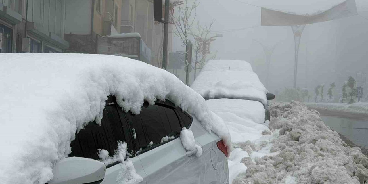 Hakkari’de kar yağışı yerini yoğun sise bıraktı
