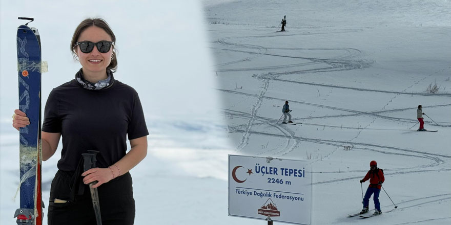 Dağ kayağı adını Kars’ın dağları ile duyurmaya başladı