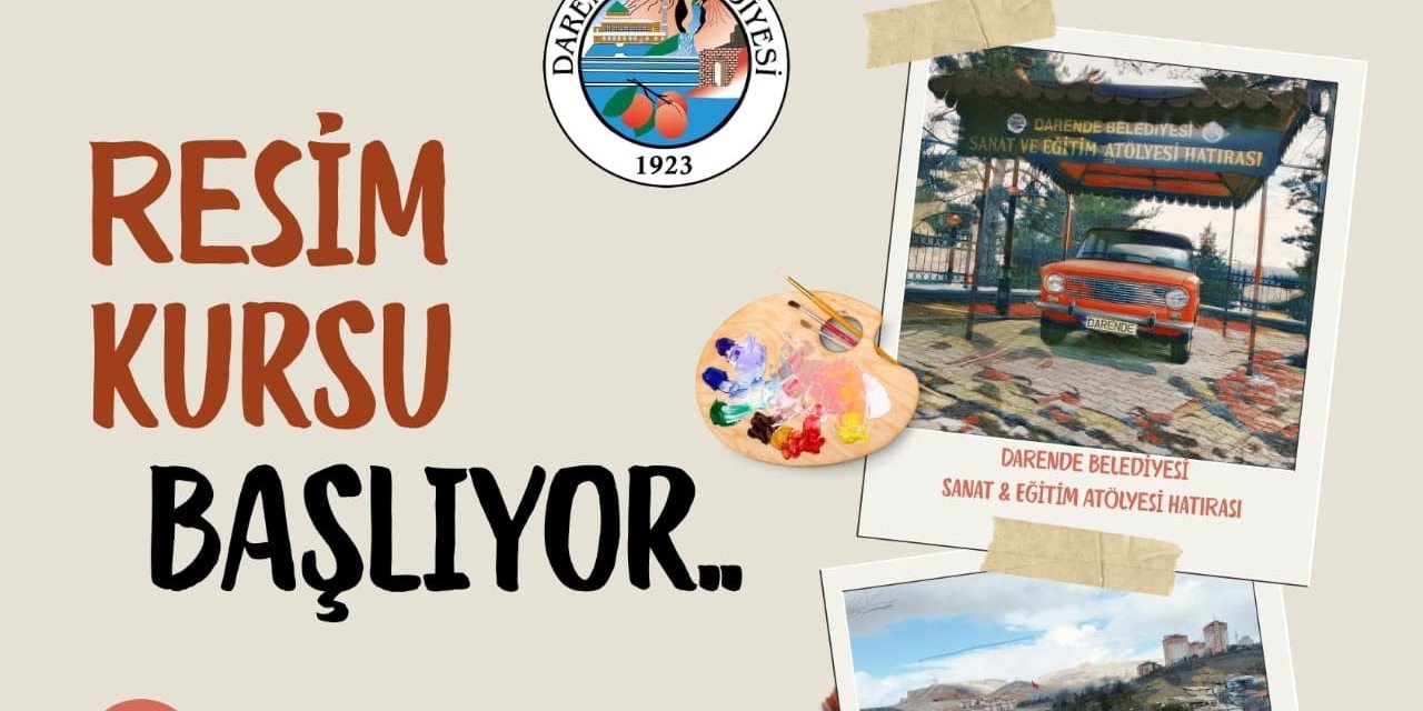 Darende’de resim kursu açılıyor