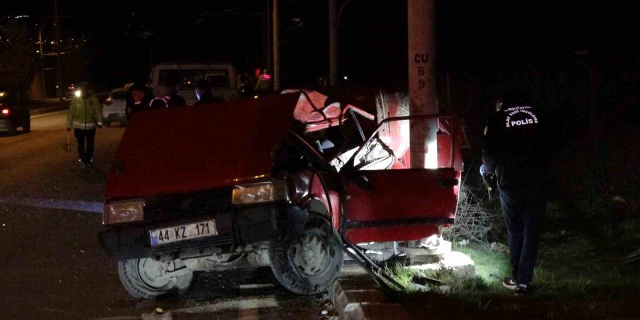 Malatya’da üç aracın karıştığı kazada 2 kişi yaralandı