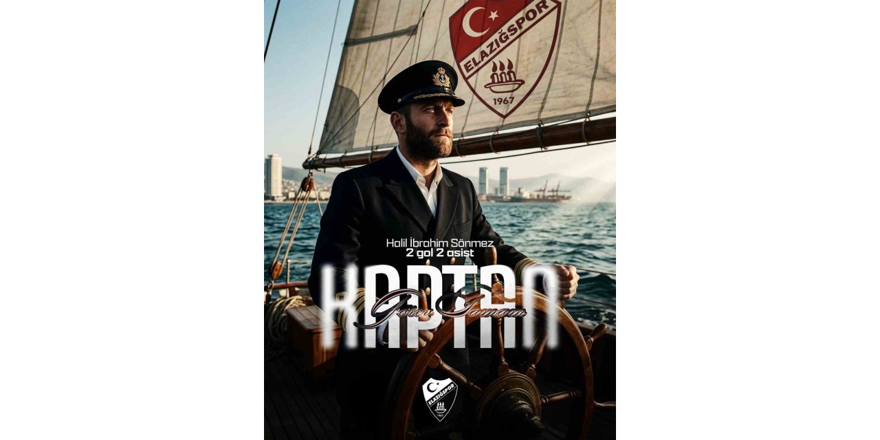 Elazığspor Kaptanı Halil İbrahim’den 2 gol, 2 asist