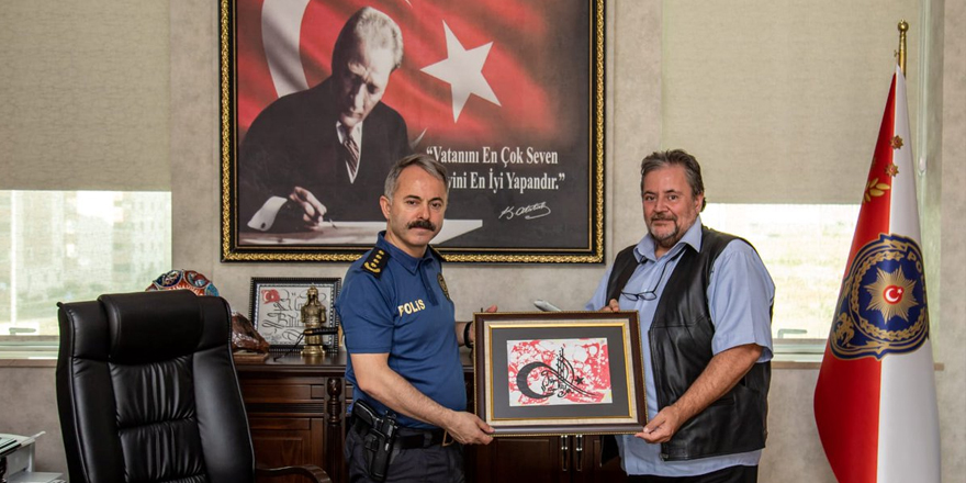 Dr. Bayburtluoğlu, Emniyet Müdürü Bitirik’i ziyaret etti