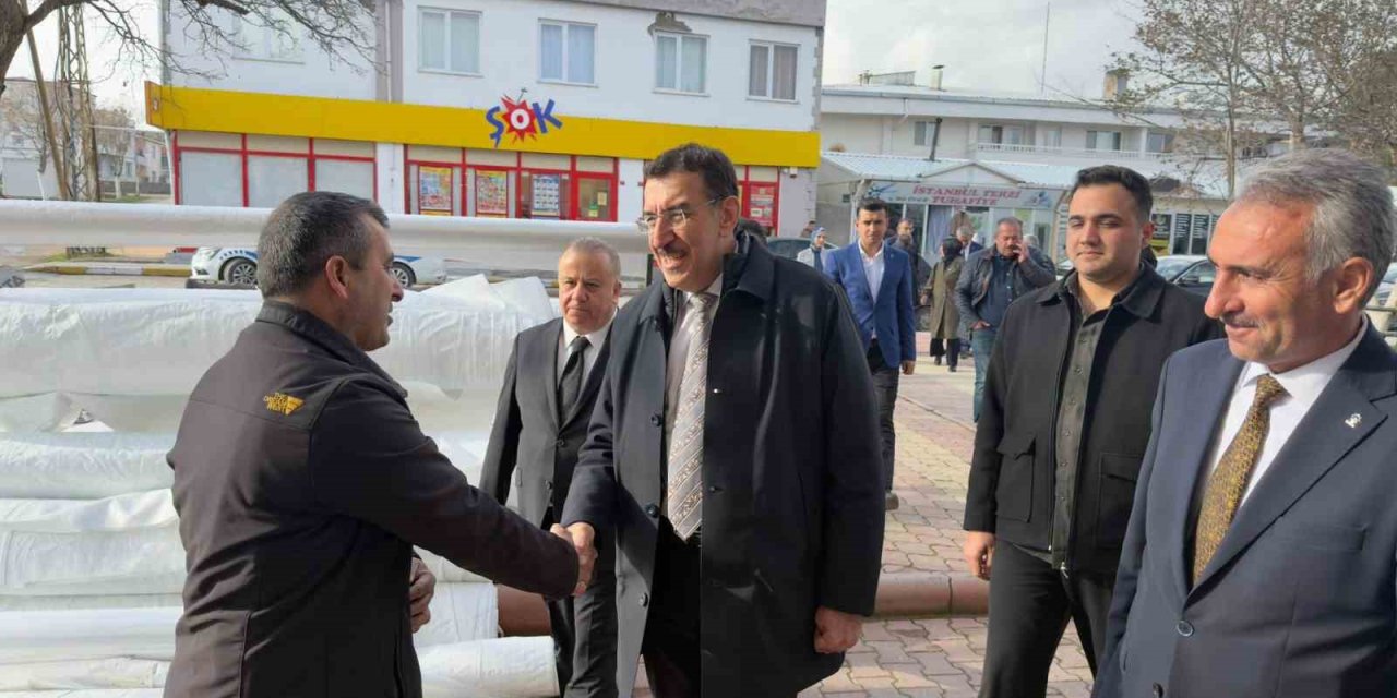 Milletvekili Tüfencki Arguvan’da temaslarda bulundu