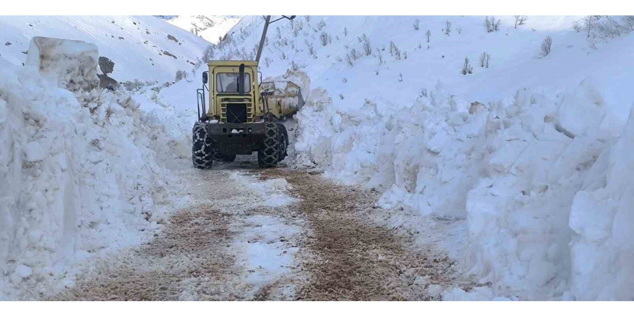 Yurda bahar geldi, Ovacık’ta karla mücadele sürüyor