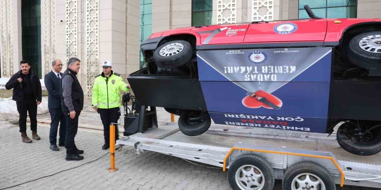 Simülasyon aracıyla emniyet kemeri kullanımının önemi anlatılacak