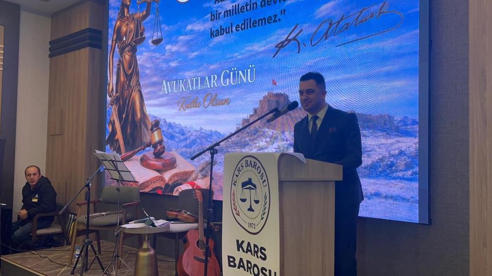 Kars Baro Başkanı Yağcı: "Avukatlık adaletin en güçlü teminatıdır"