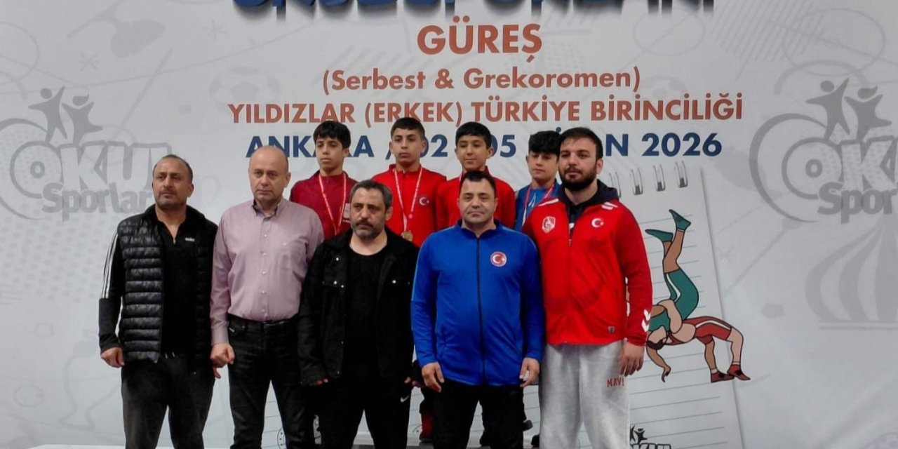 Erzincanlı güreşçi Türkiye üçüncüsü oldu