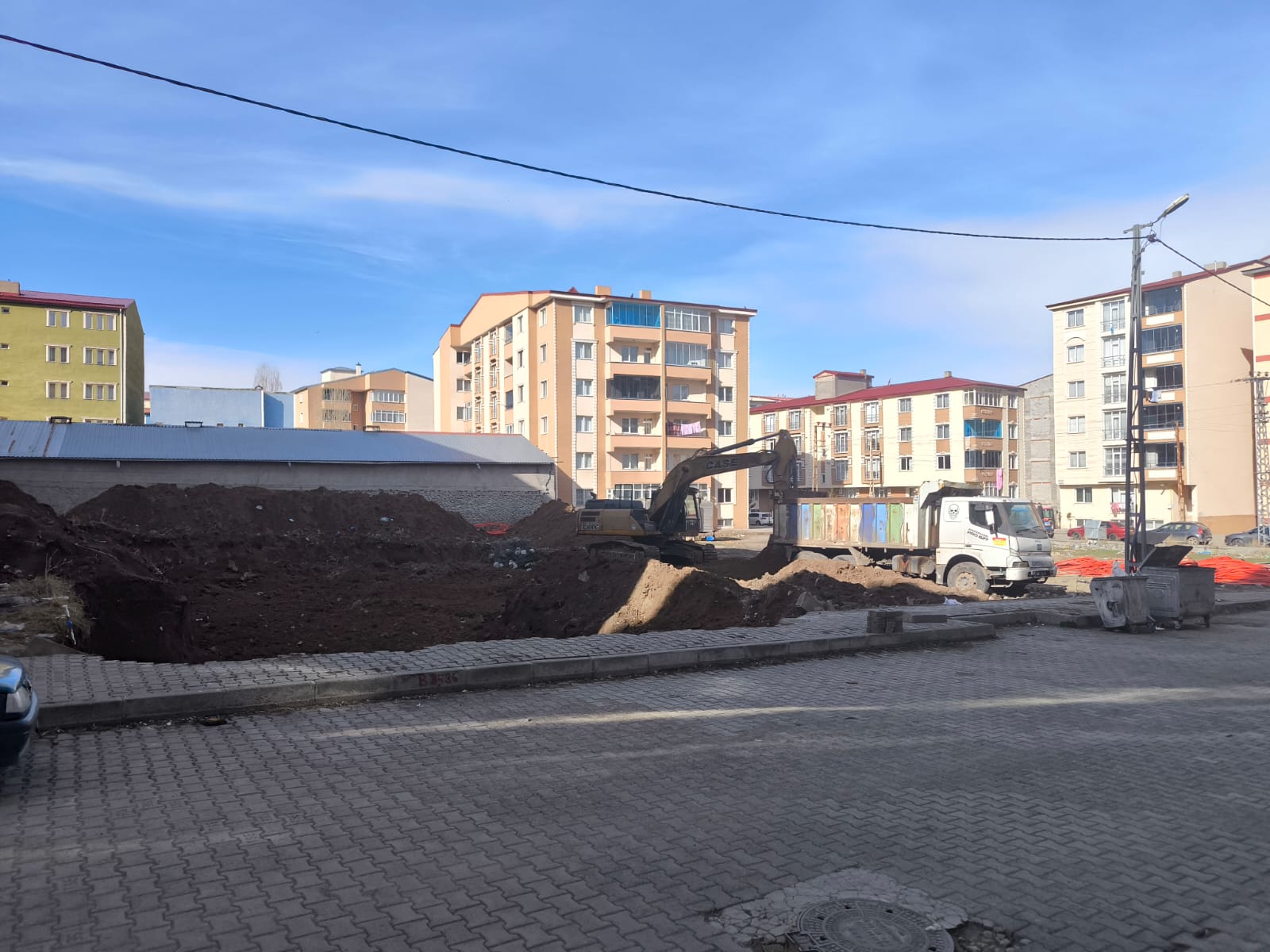 Kars’ta 4 aylık kış uykusu bitti, inşaat sezonu yeniden başladı