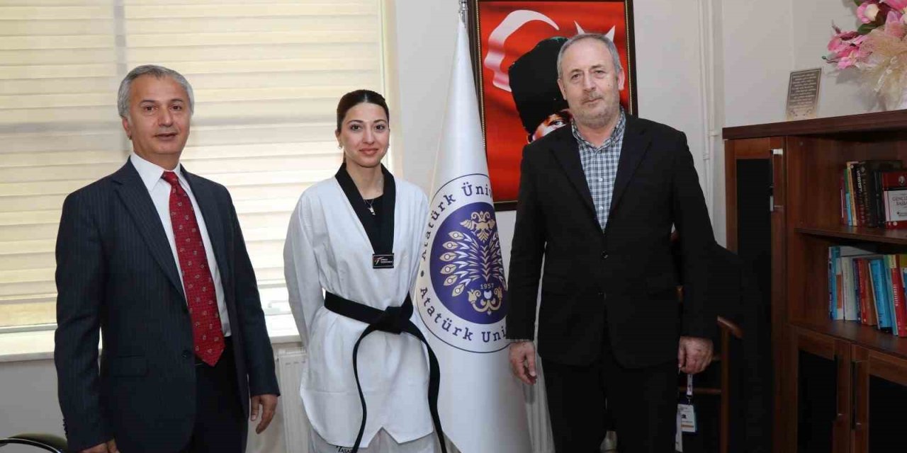 Üniversite öğrencisinin taekwondo başarısı