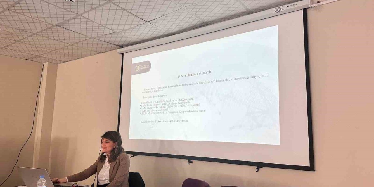 Pülümür’de kadınlara kooperatifçilik eğitimi verildi