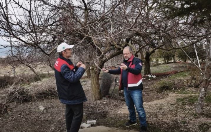 Elazığ’da zirai don mesaisi
