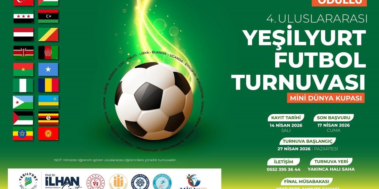 Mini Dünya Kupası heyecanı Yeşilyurt’ta başlıyor