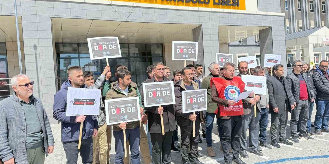 Patnos Eğitim-Bir-Sen’den şiddet tepkisi: "Artık yeter"