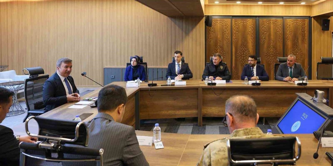 Erzincan’da okul güvenliği toplantısı düzenlendi