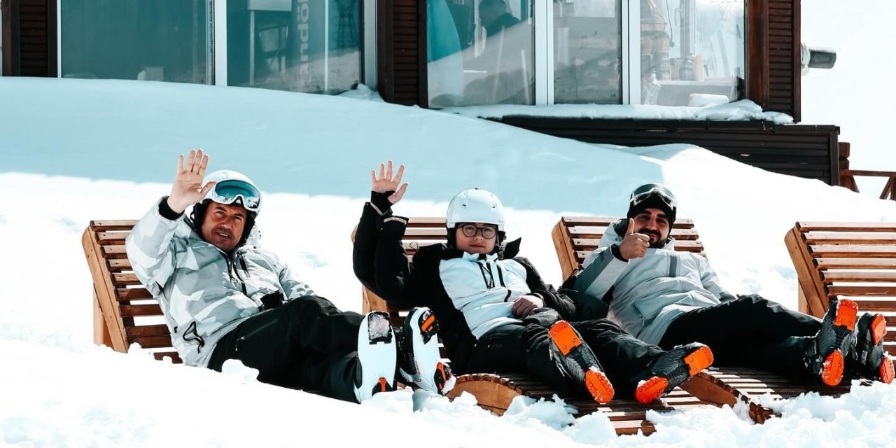 Plaj kenarı değil Palandöken’in zirvesin şezlong keyfi