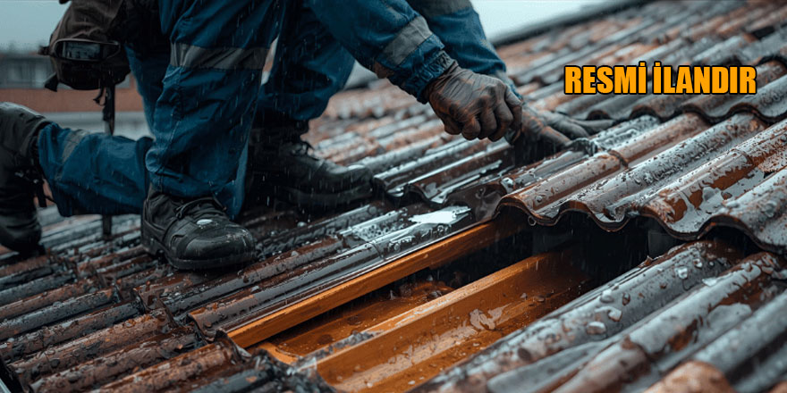 Üç kısım çatı bakım ve onarım işi