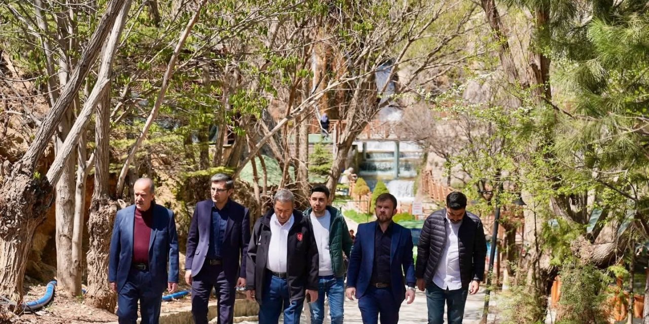 Darende’de Günpınar Şelalesi yaz sezonuna hazırlanıyor