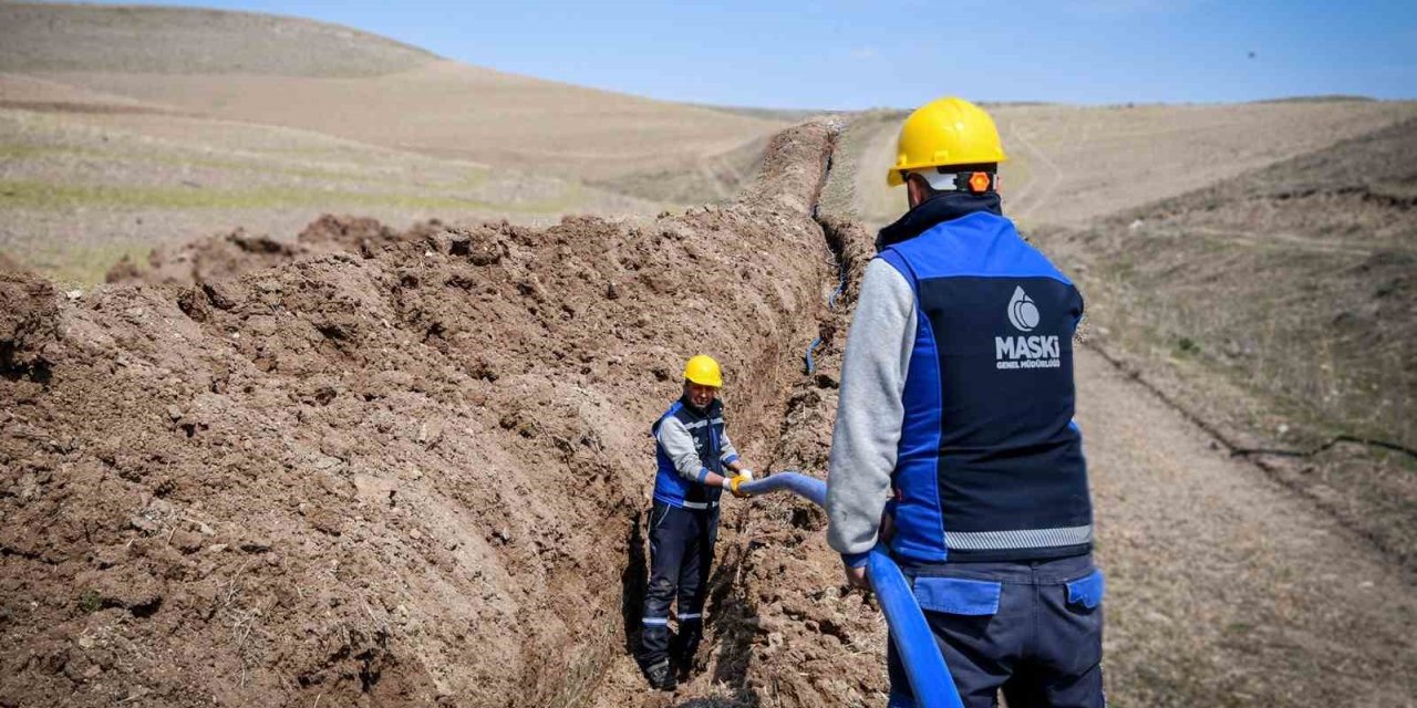 Arguvan Gümüşlü’ye bin 500 metrelik içme suyu hattı