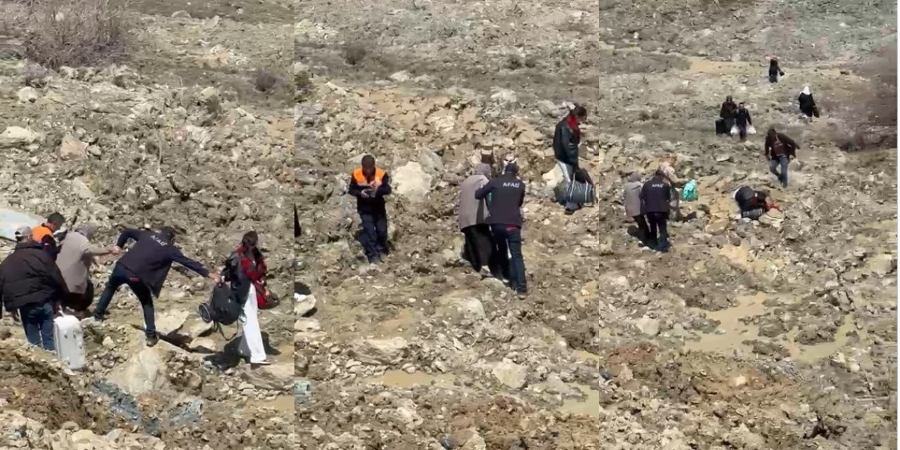 Hakkari-Van yolunda Jandarma ve AFAD’dan geçiş desteği