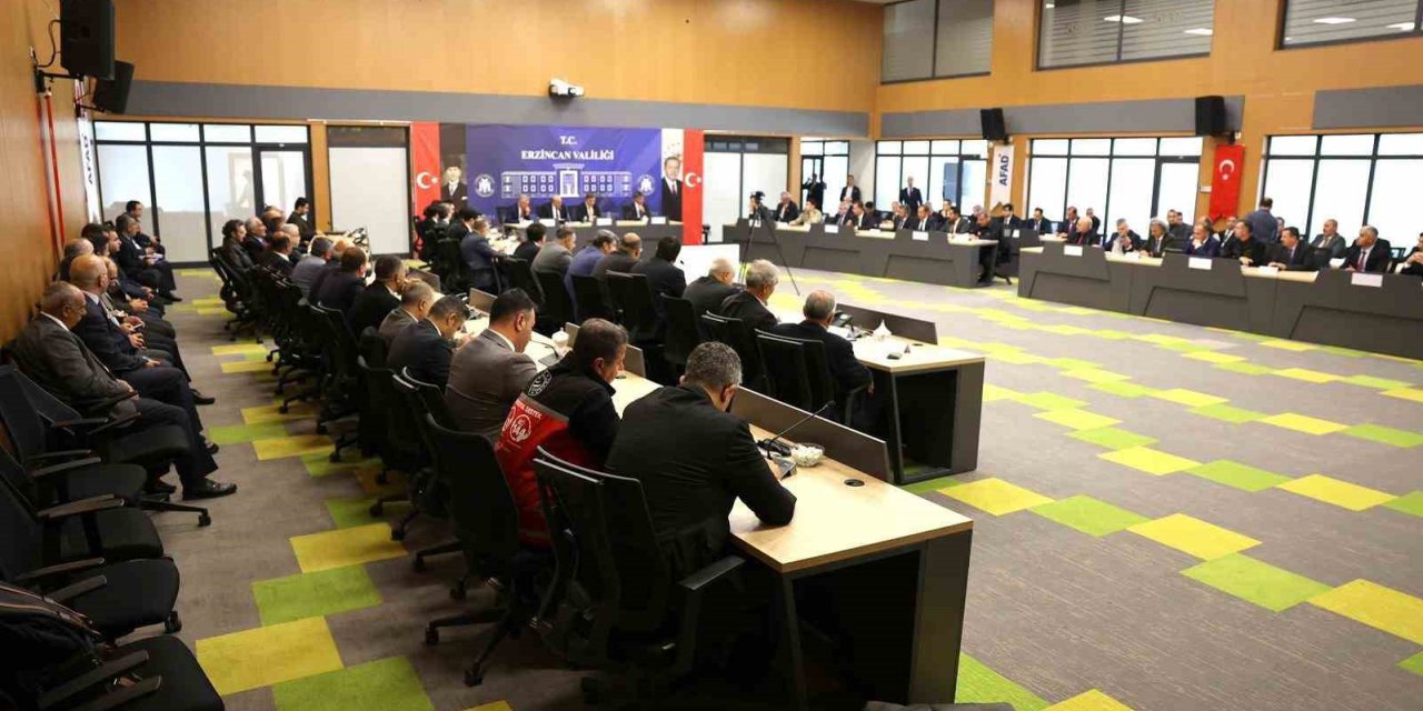 Erzincan’da İl Koordinasyon Kurulu Toplantısı gerçekleştirildi