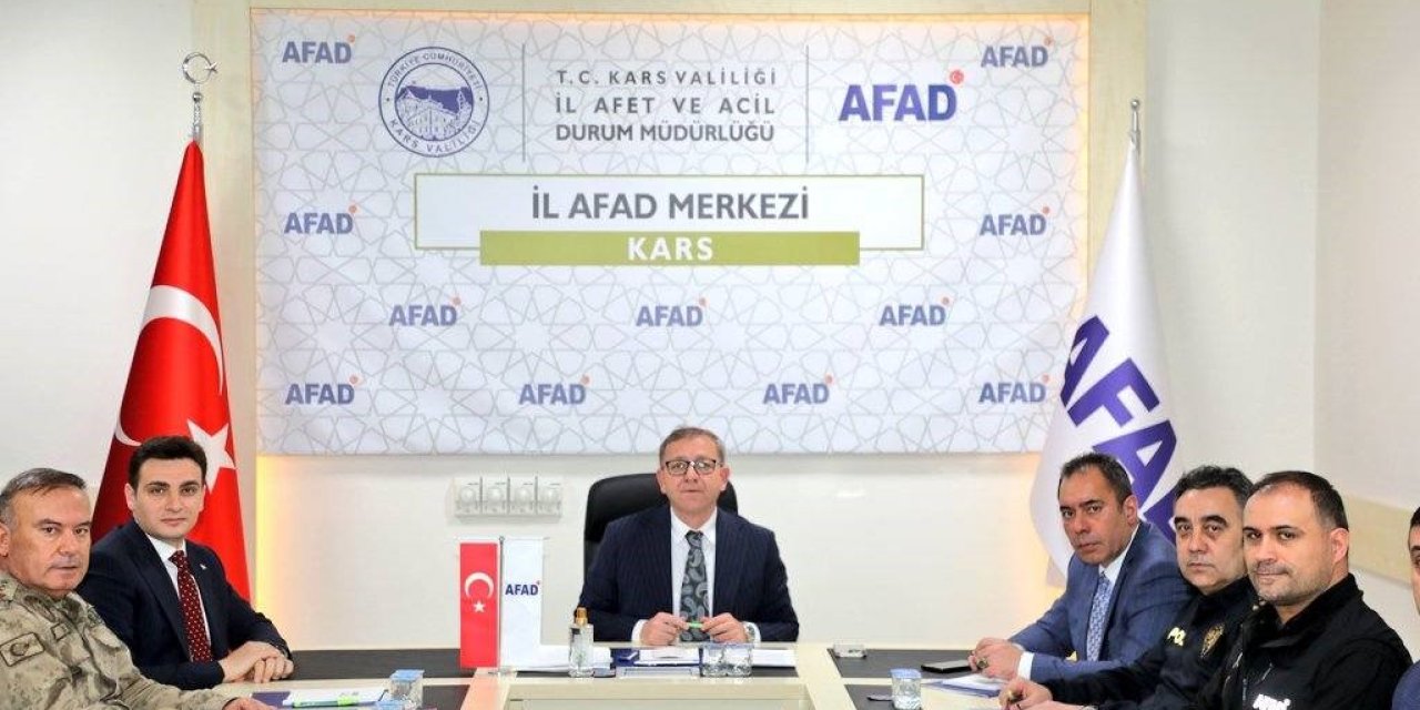 Kars’ta afetlere karşı hazırlık masaya yatırıldı
