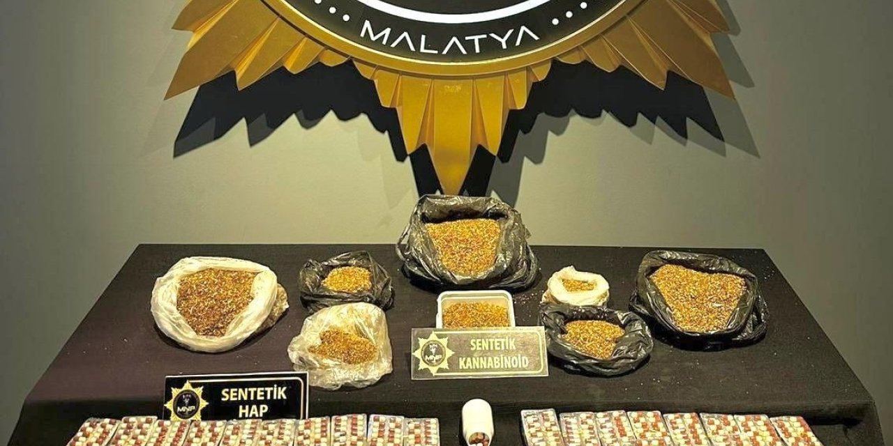 Malatya’da uyuşturucu operasyonu: 5 gözaltı