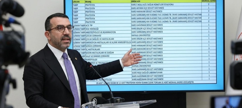 Milletvekili Adem Çalkın: Kars’a 31 yeni doktor atandı