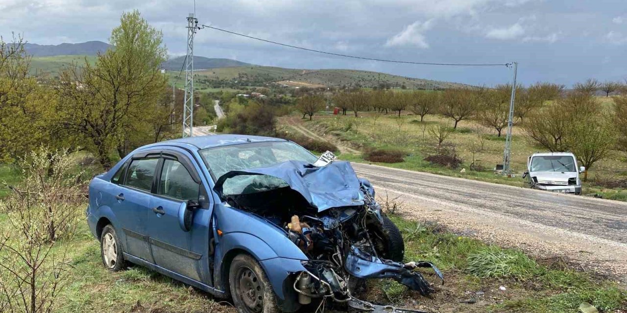 Elazığ’da ki kazada 1 kişi hayatını kaybetti