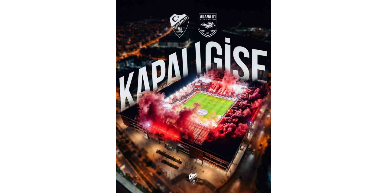 Elazığspor-Adana 01 FK maç biletleri tükendi