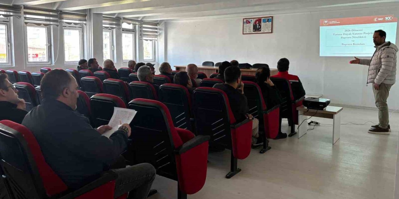 Otlukbeli’nde kırsal kalkınma destekleri anlatıldı