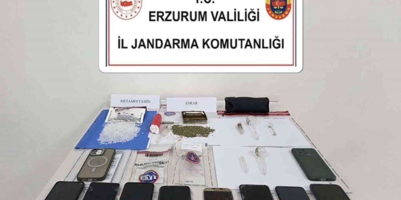 Erzurum’da uyuşturucu operasyonu; 7 kişi tutuklandı