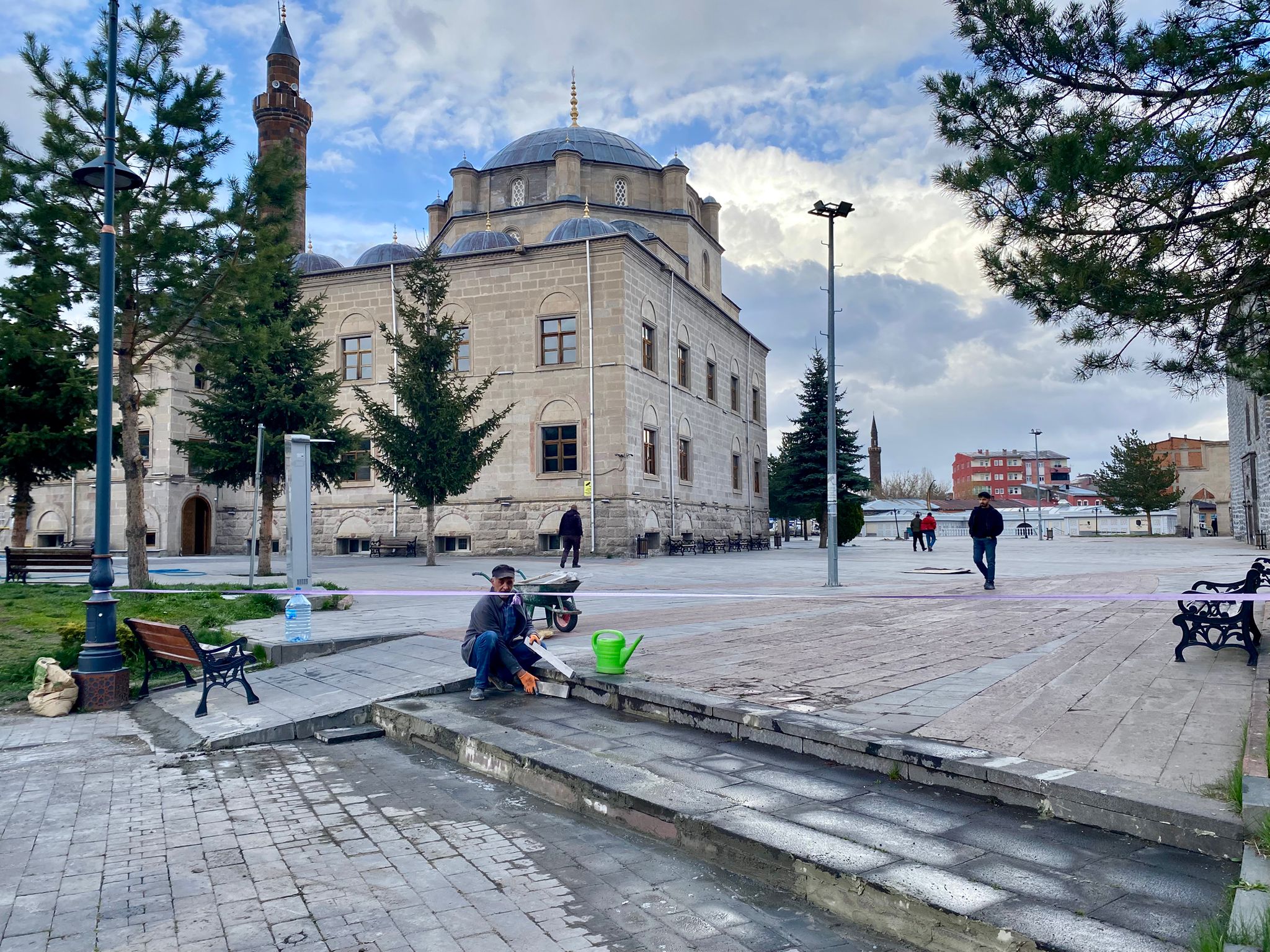 Evliya Camii Külliyesi’nde bakım ve onarım çalışmaları sürüyor