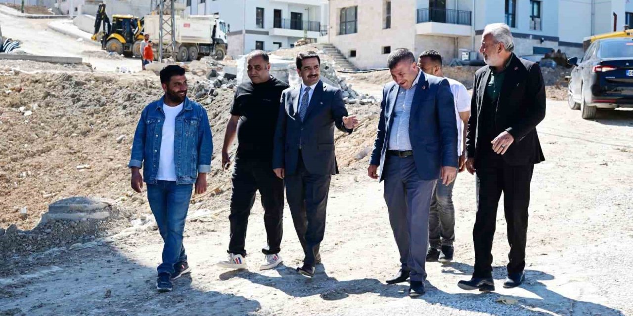 Başkan Taşkın, Taştepe rezerv alanında incelemelerde bulundu