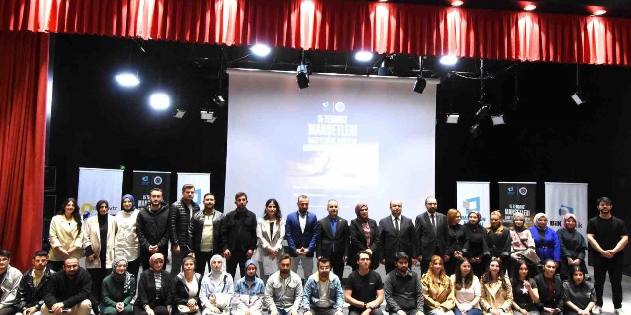 "15 Temmuz Manşetleri Gazetecilik Atölyesi" Atatürk Üniversitesinde başladı