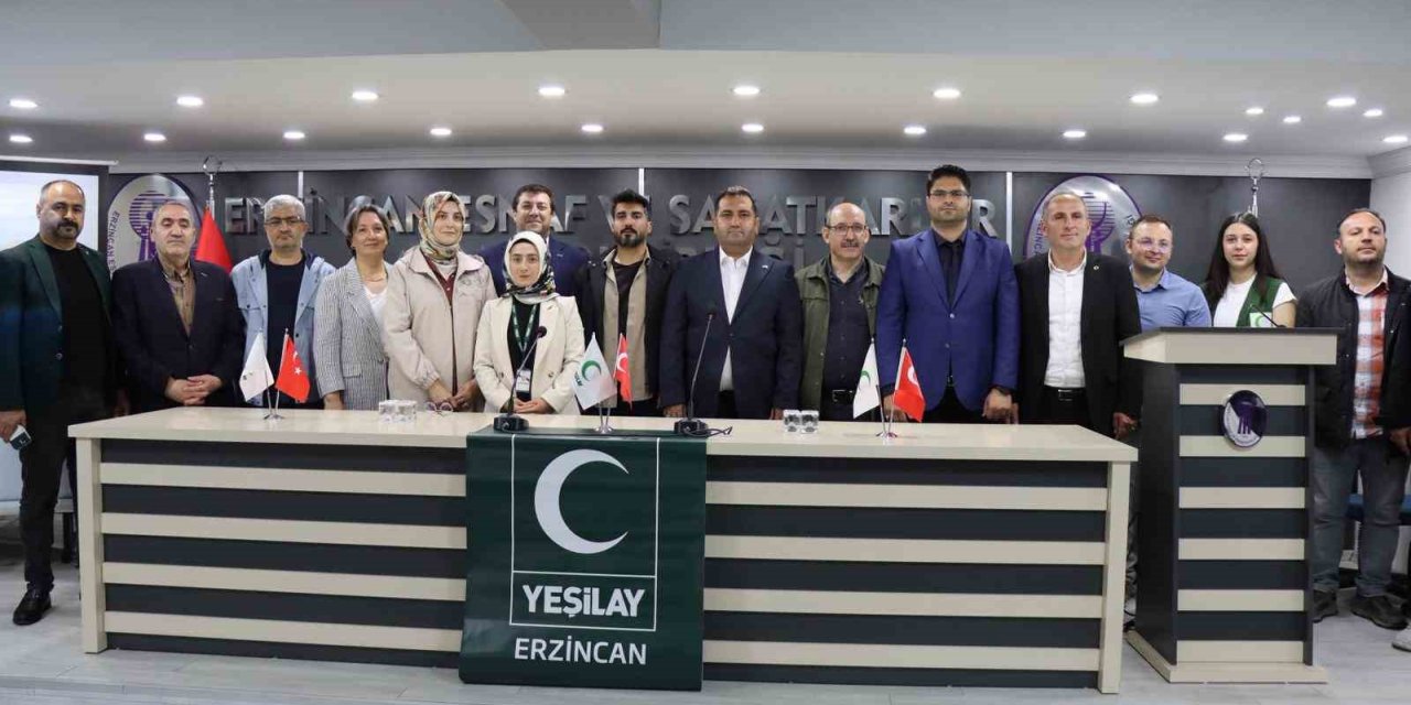 Yeşilay Erzincan genel kurulu yapıldı