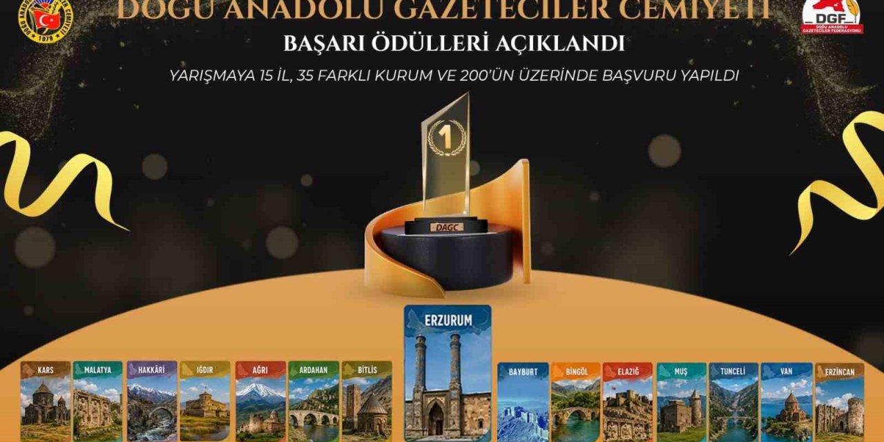 DAGC gazetecilik başarı ödülleri açıklandı