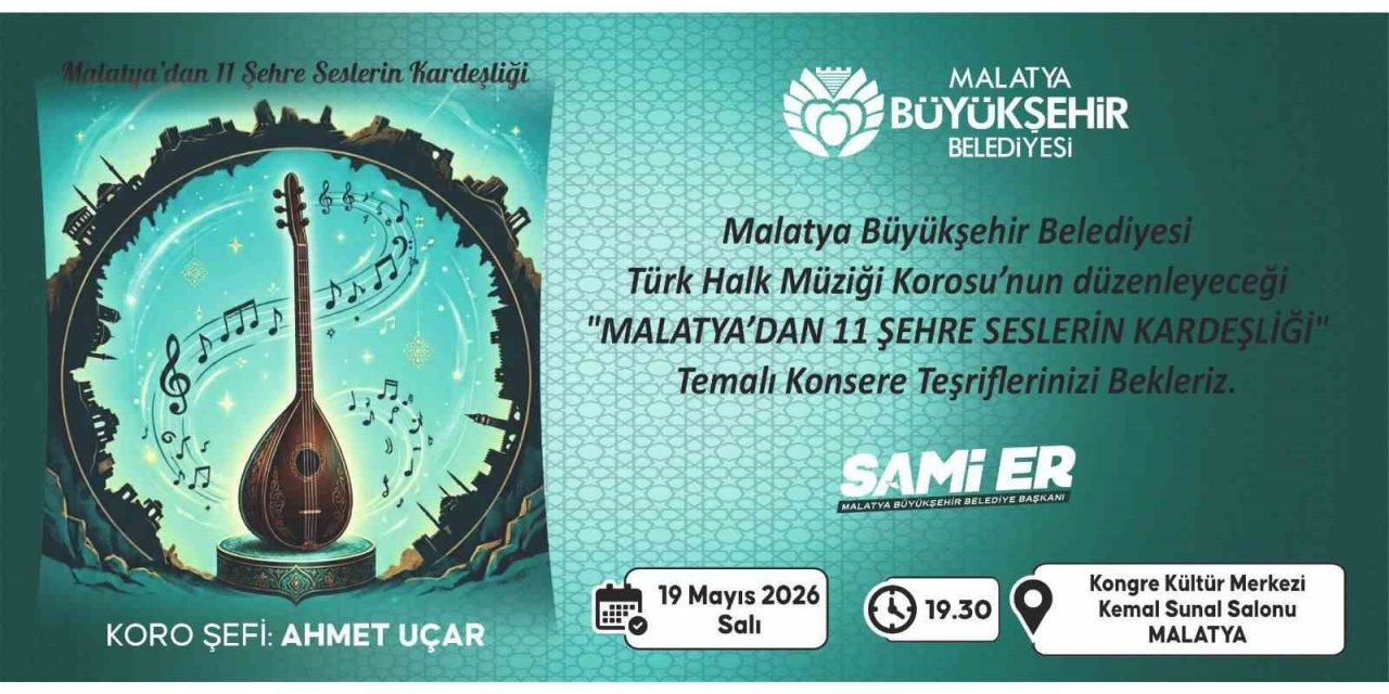Malatya’dan 11 şehre türkü köprüsü