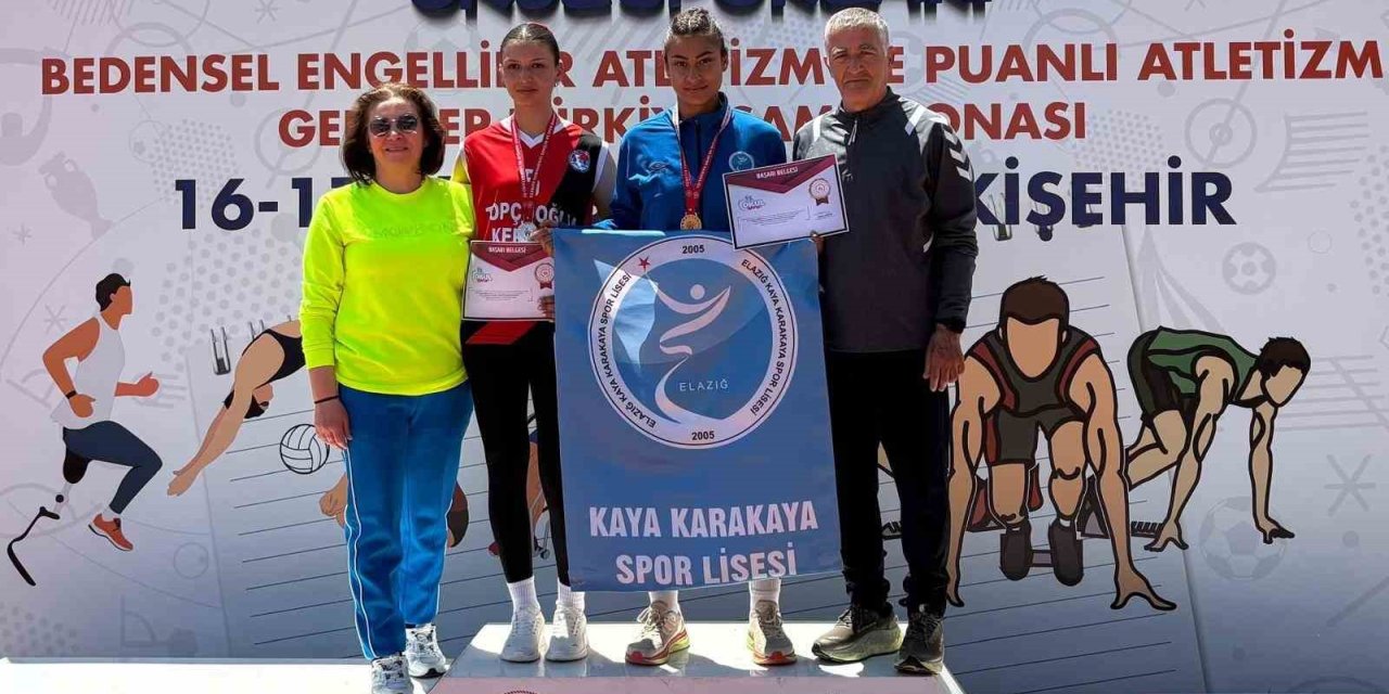 Elazığlı atletlerden Türkiye Şampiyonasında büyük başarı