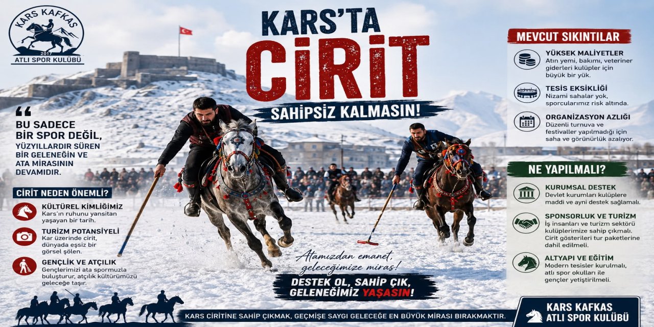 Serhat’ın sessiz çığlığı: Kars’ta cirit sahipsiz kalmamalı