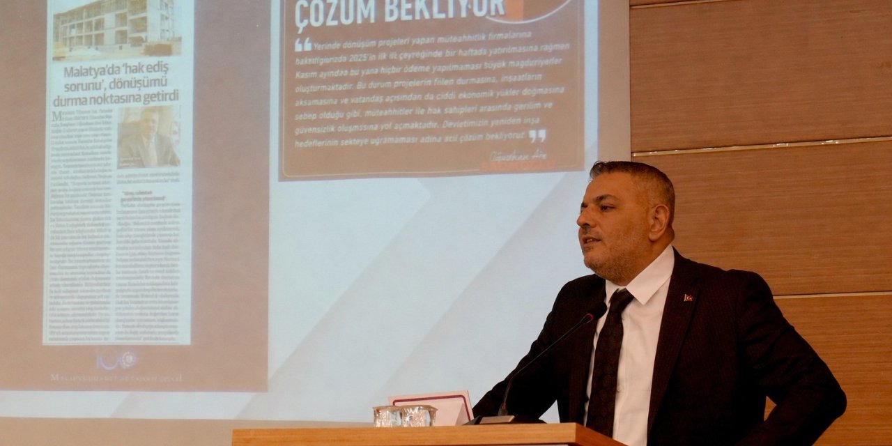Başkan Sadıkoğlu’ndan hak ediş talebi