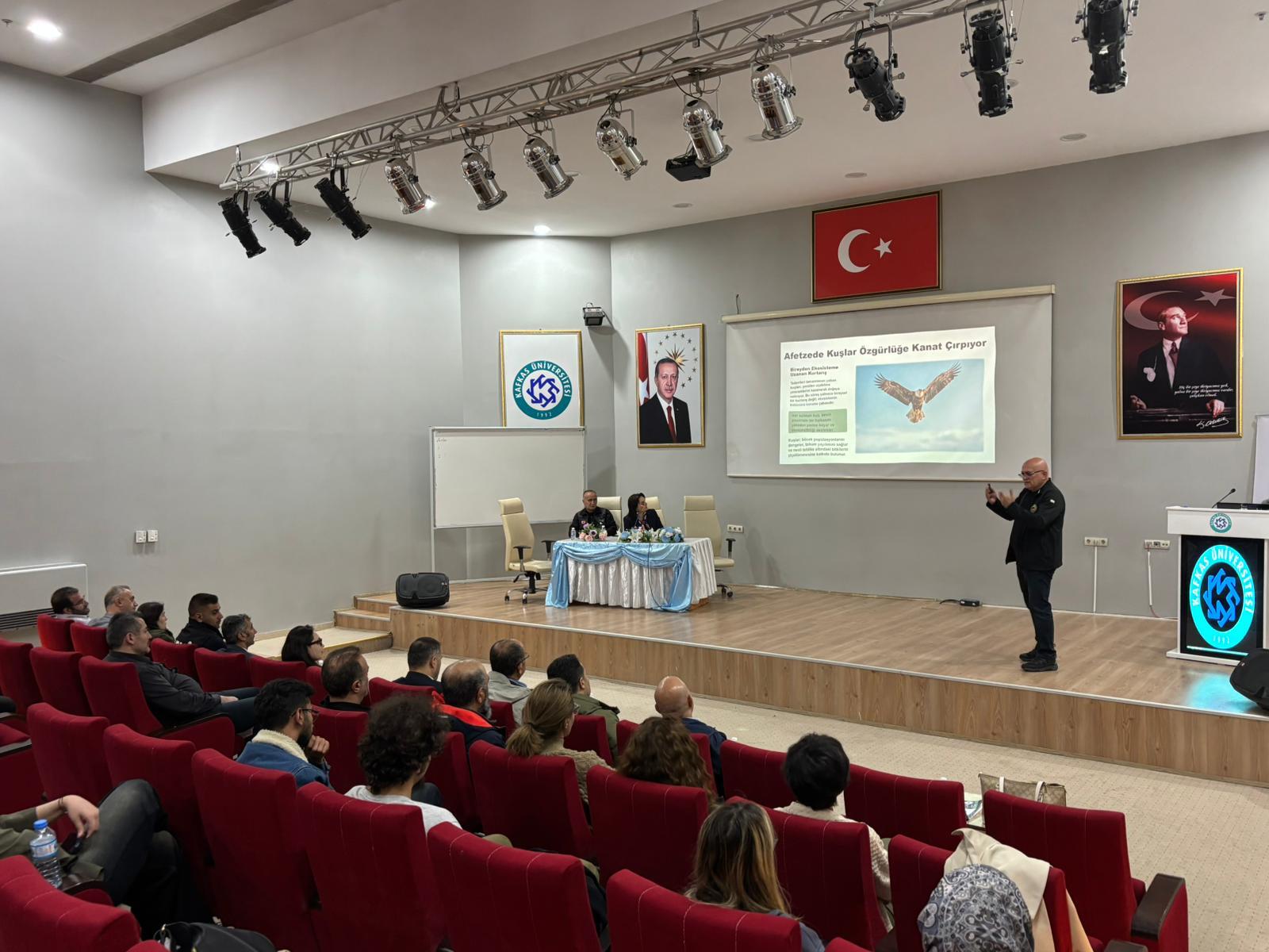 KAÜ'de Doğa Kaynaklı Afetlerin Yaban Hayatına Etkileri Masaya Yatırıldı