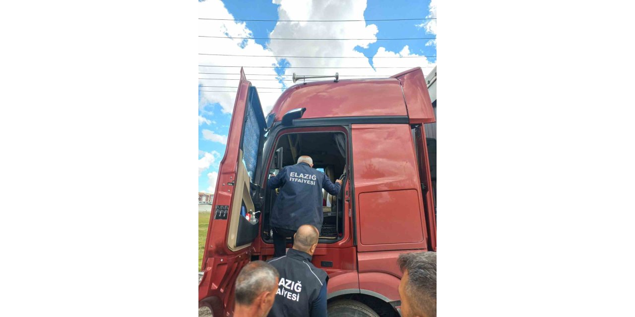 Elazığ’da tır şoförü aracının içinde ölü bulundu