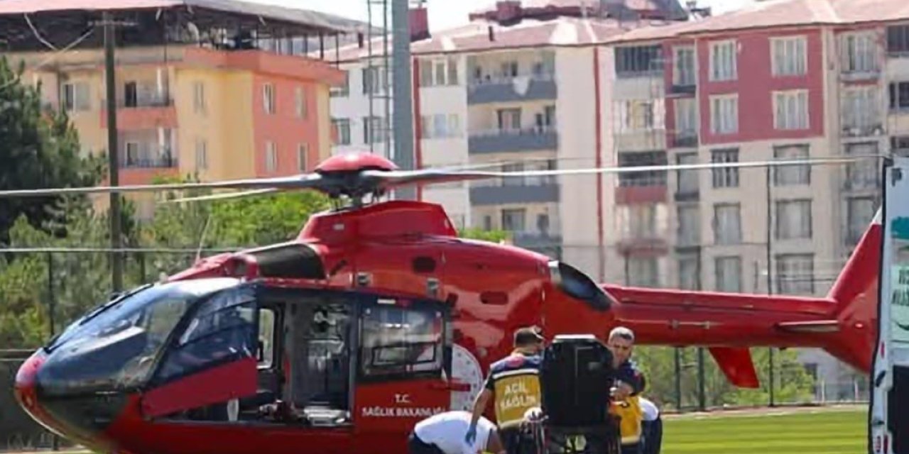 Hava ambulansı 7 aylık bebek için havalandı