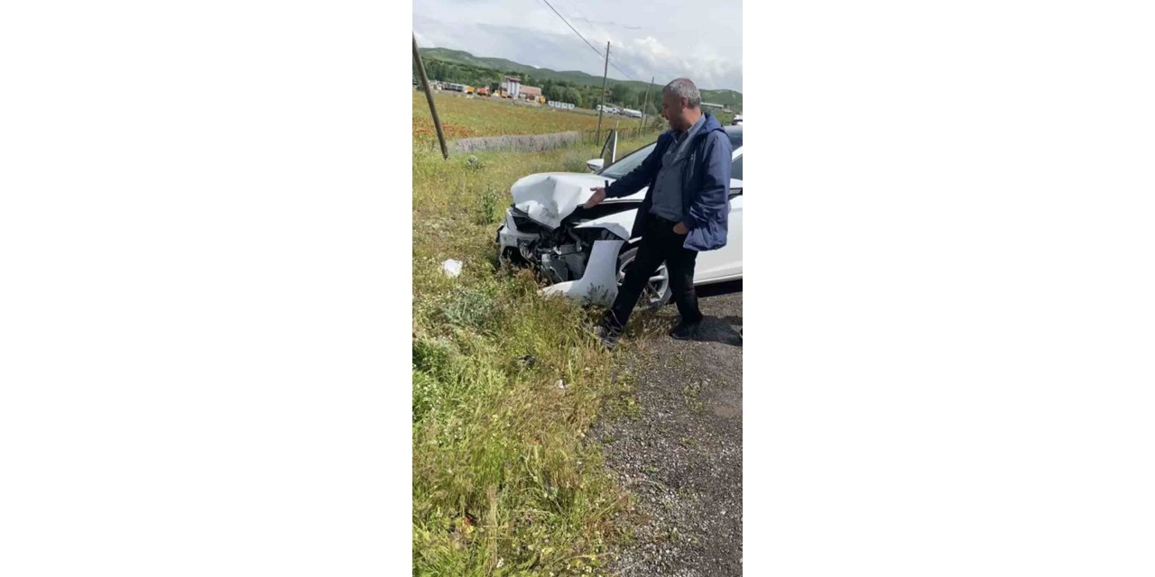Bingöl’de zincirleme trafik kazası: 1 yaralı